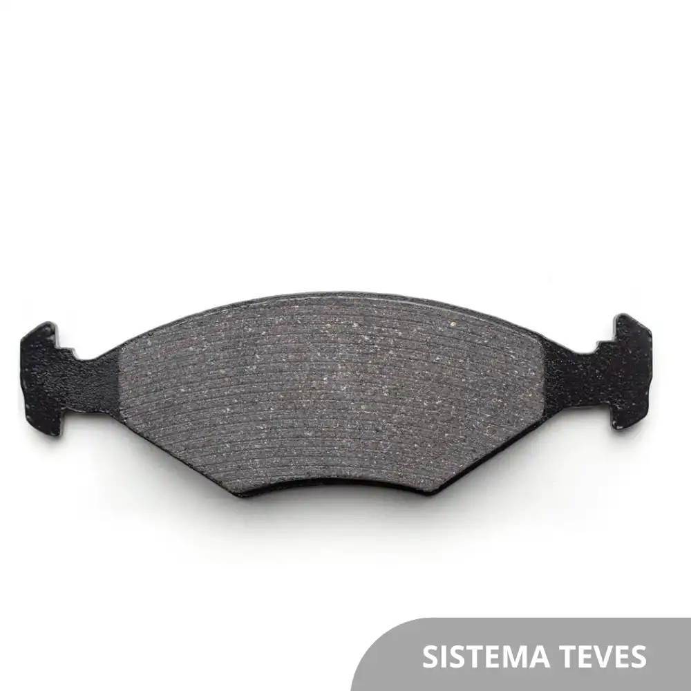 PASTILHA FREIO DIANTEIRA GOL GIV 2009 A 2011 SISTEMA TEVES