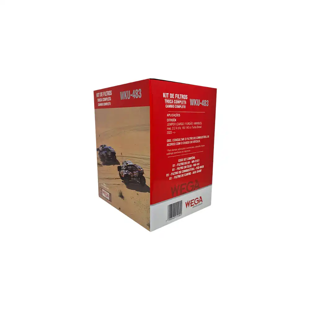 KIT FILTROS CITROEN JUMPER 2.2 16V 2023 ACIMA