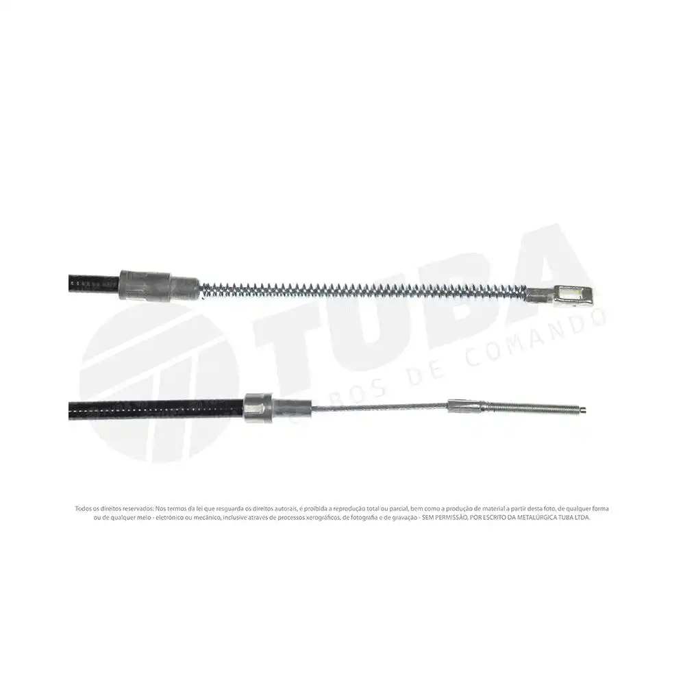 CABO FREIO MAO TRAS KOMBI 78/82