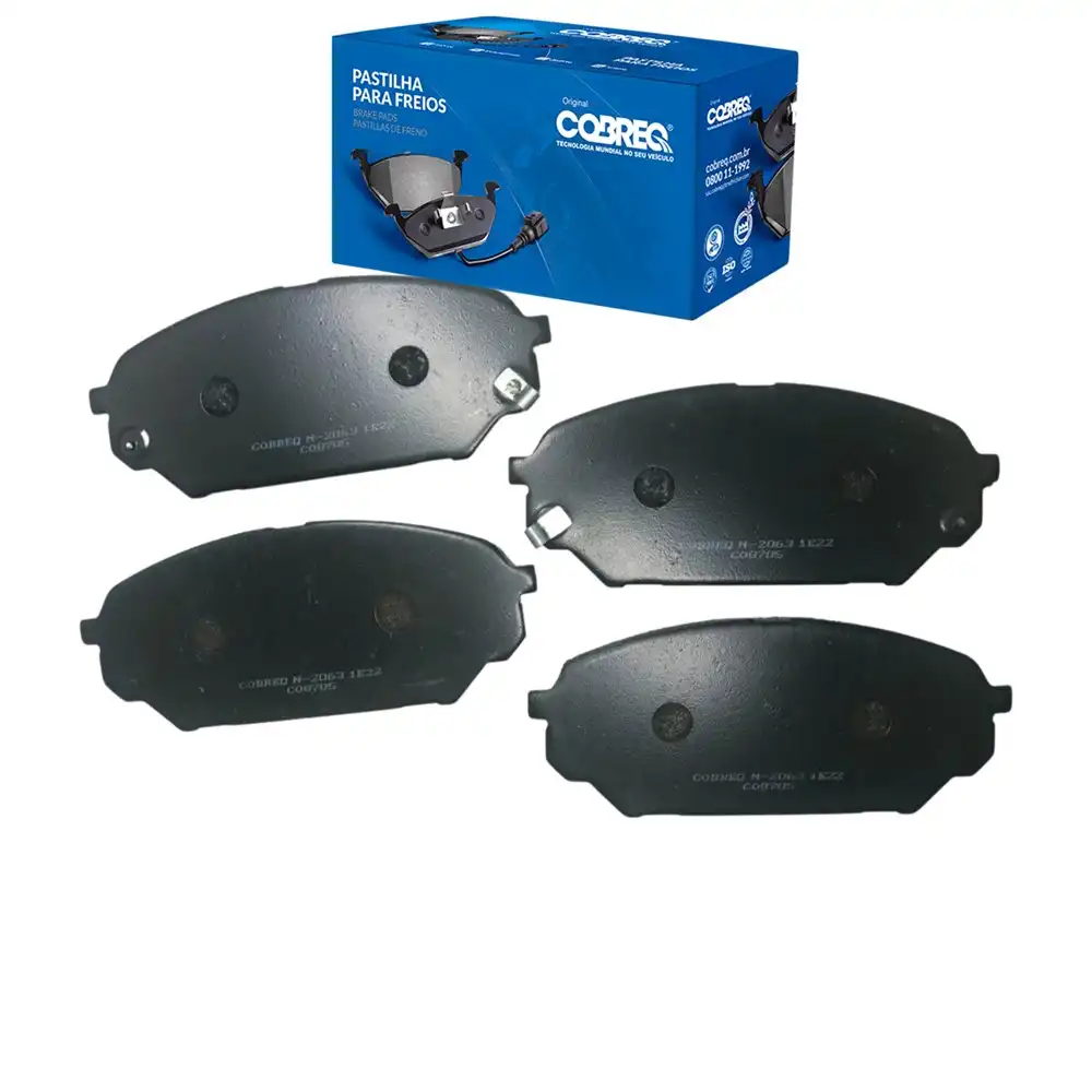 PASTILHA FREIO DIANTEIRA HYUNDAI VERACRUZ 3.8 V6 2007/