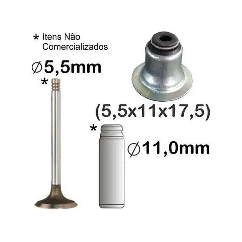 RETENTOR VALVULA RENAULT SCENIC CLIO MEGANE 1.6 16V