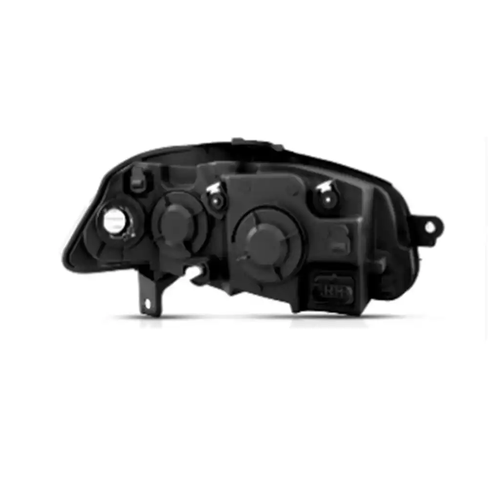 FAROL FIAT PALIO 10/ ESQ MASCARA NEGRA ARO CROMADO (BOLHA