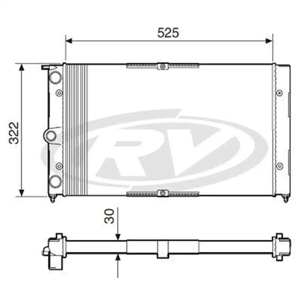 RADIADOR SANTANA VERSAILLES 91/94