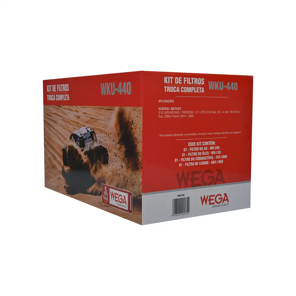 KIT FILTROS S-10 2.5 16V 2014 A 2020