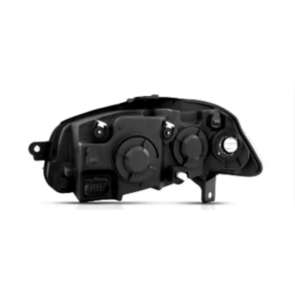 FAROL FIAT PALIO 10/ DIR MASCARA NEGRA ARO CROMADO (BOLHA