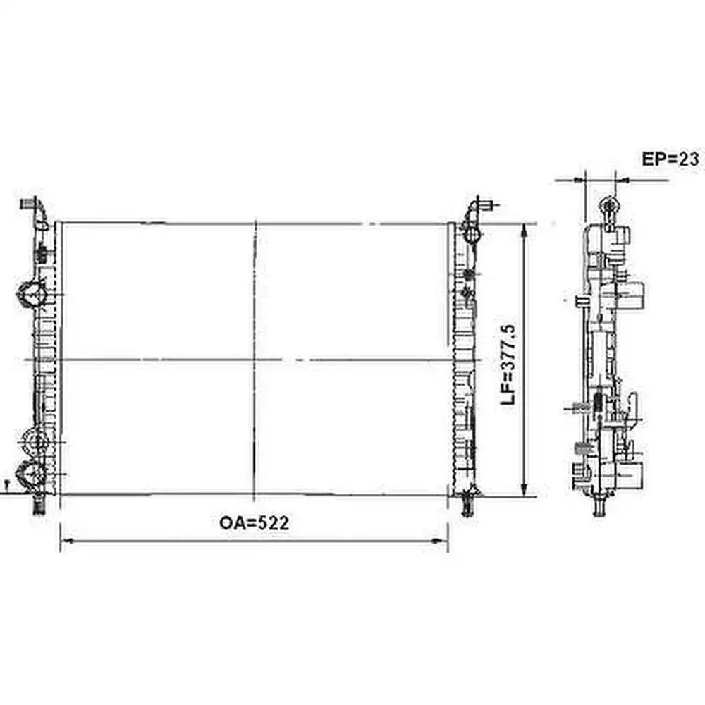 RADIADOR FIAT PALIO FIRE 1.0 1.3 2001 A 2017 COM E SEM AR