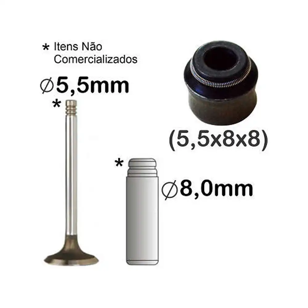 RETENTOR VALVULA RENAULT CLIO 1.0 16V 99/