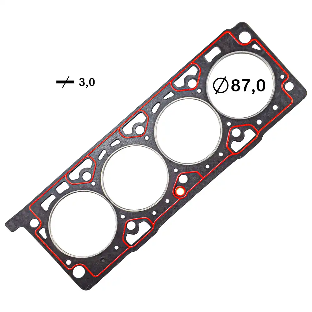 JUNTA CABECOTE PALIO 1.6 16V 1996 A 2003 SOB MEDIDA 3MM FIBR