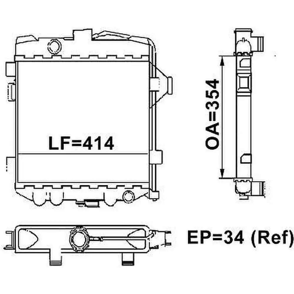 RADIADOR OPALA 83/91 4CIL S/AR
