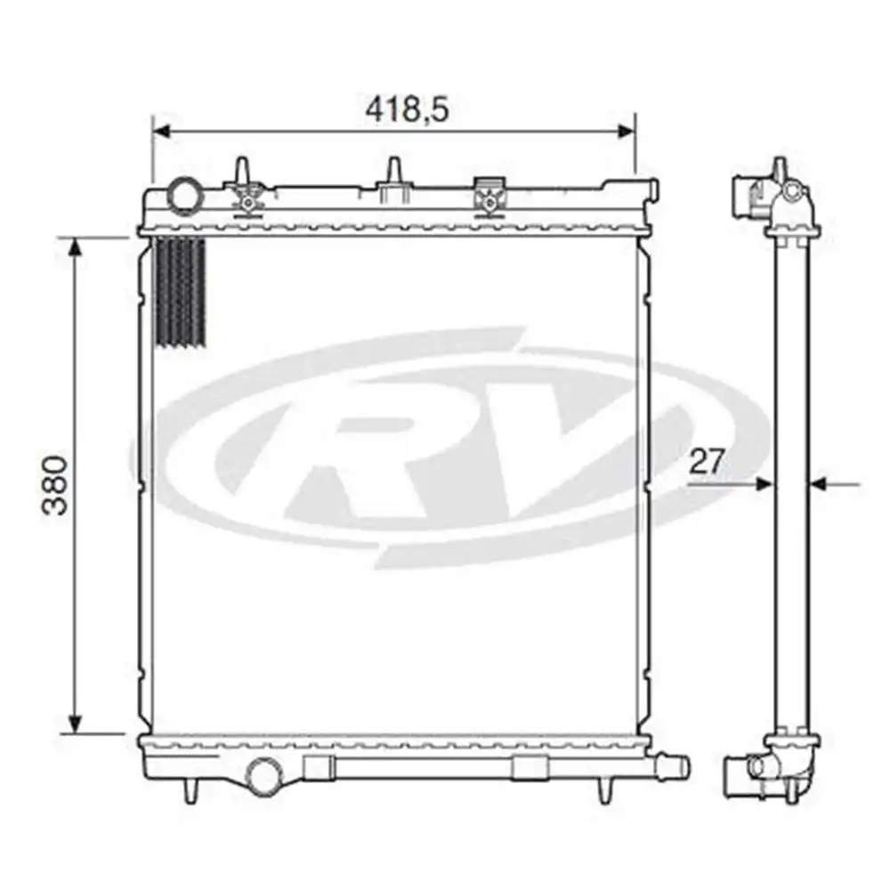 RADIADOR CITROEN C3 2003 A 2020