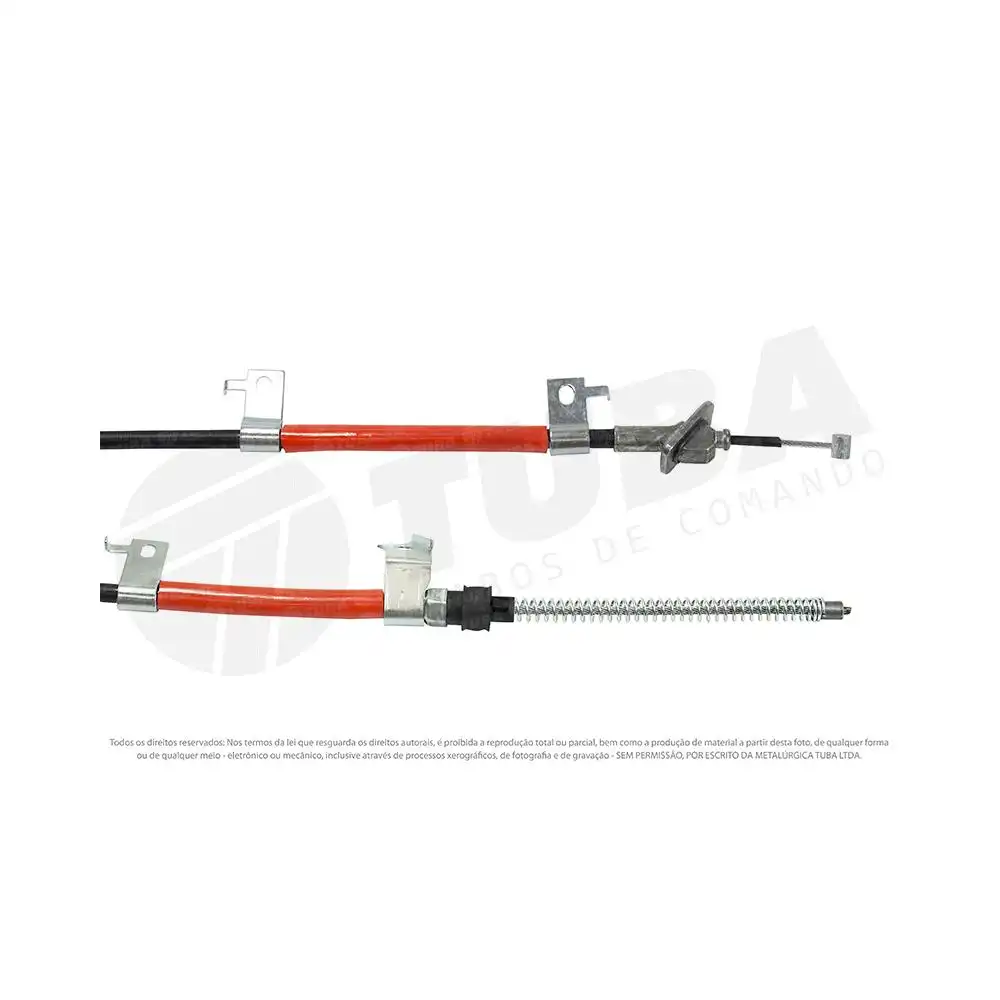 CABO FREIO MAO TRAS S-10 2.4 2014 A 2015 ESQUERDO