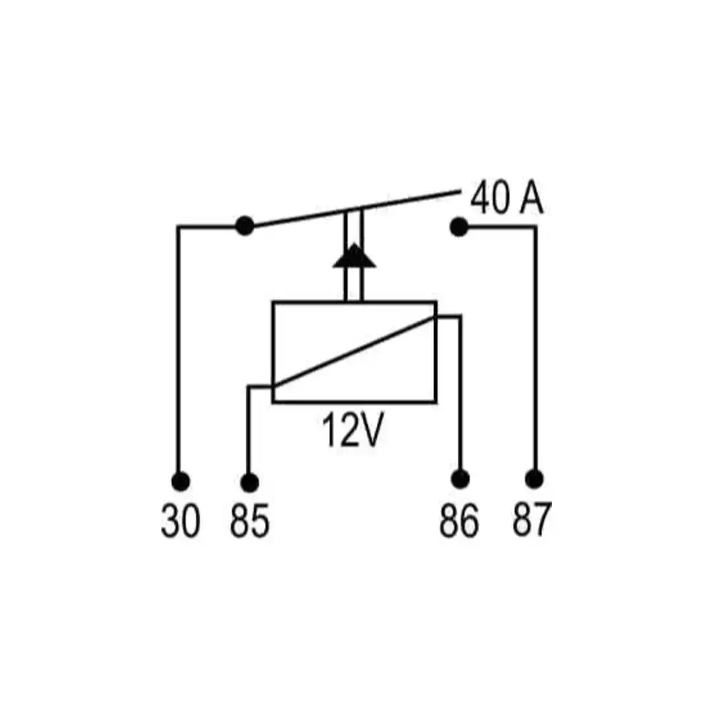 RELE AUXILIAR UNIV 4TERMINAIS IGUAIS C/ SUPORTE