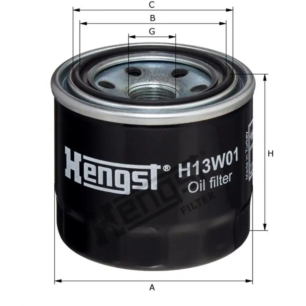 FILTRO OLEO MOTOR HYUNDAI HB20 1.6 16V 2012/