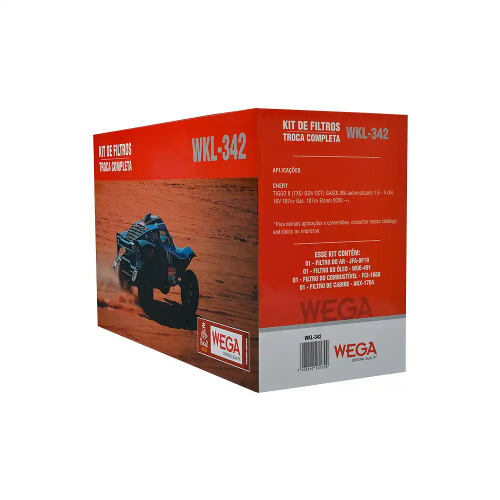 KIT FILTROS TIGGO 8 1.6 16V 4CC 2020 ACIMA