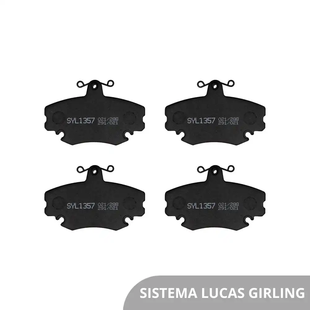 PASTILHA FREIO DIANTEIRA RENAULT CLIO 1999/ SEM SENSOR SISTE