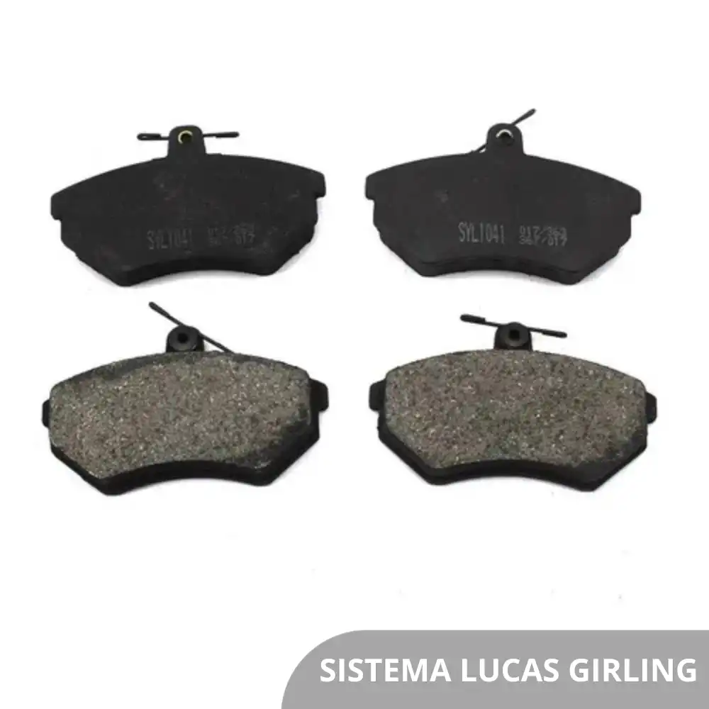PASTILHA FREIO DIANTEIRA GOLF 1.8 2.0 1993/ GIRLIN SEM MOLA
