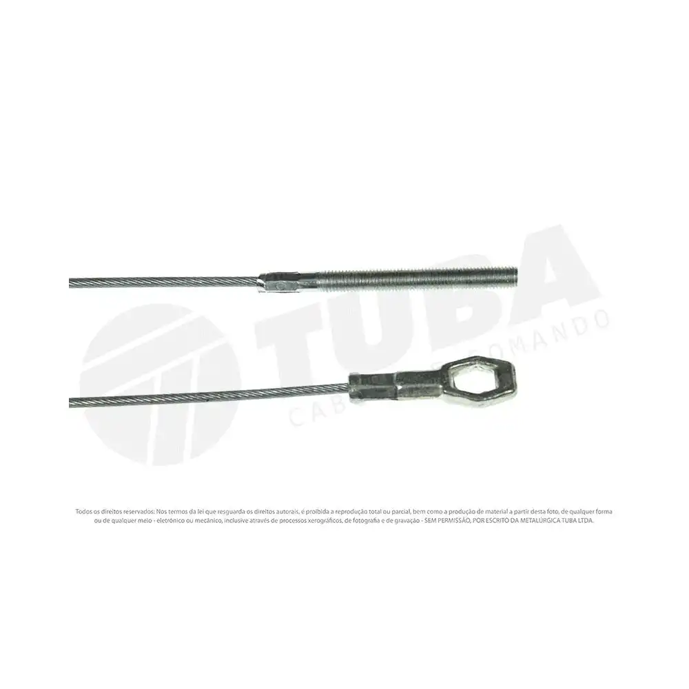 CABO EMBREAGEM BRASILIA 2327MM