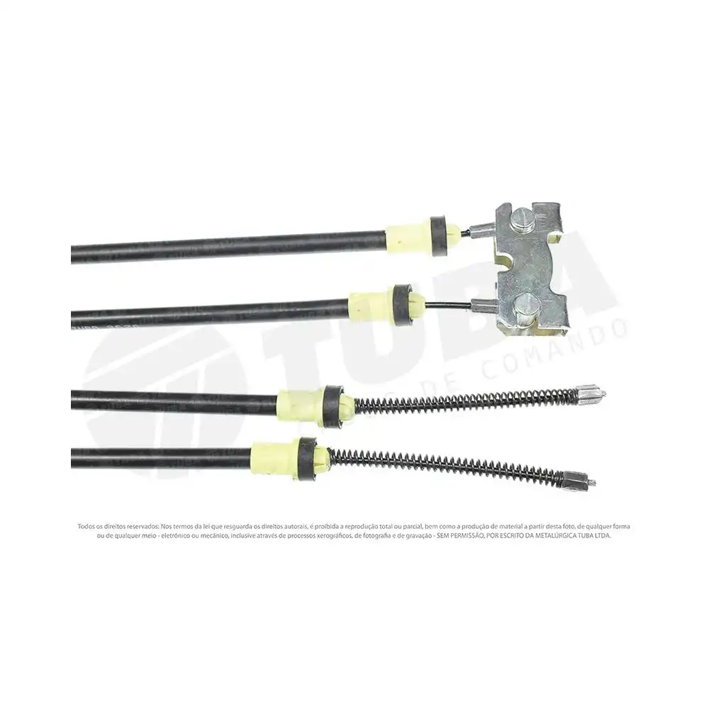 CABO FREIO MAO TRAS FIESTA 03/06 ECOSPORT 03/06