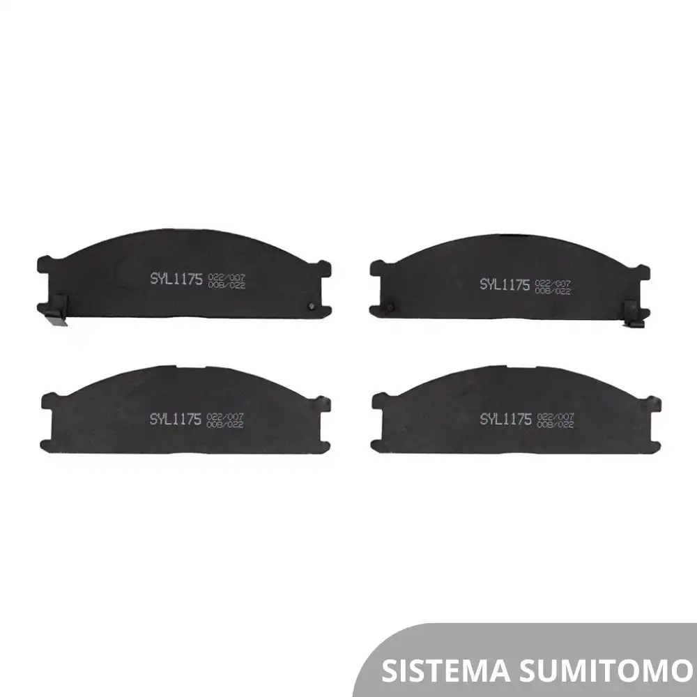 PASTILHA FREIO DIANTEIRA NISSAN FRONTIER 1998 A 2007