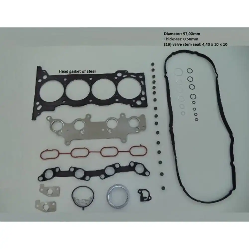 JUNTA MOTOR TOYOTA HILUX 2.7 16V 2005 A 2016 C/RETENTORES