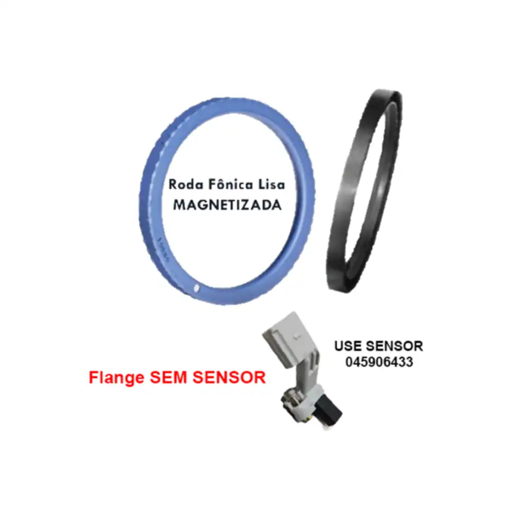 RETENTOR VOLANTE MOTOR GOL 02/ AT 8/16V GOLF FOX P/SENSOR