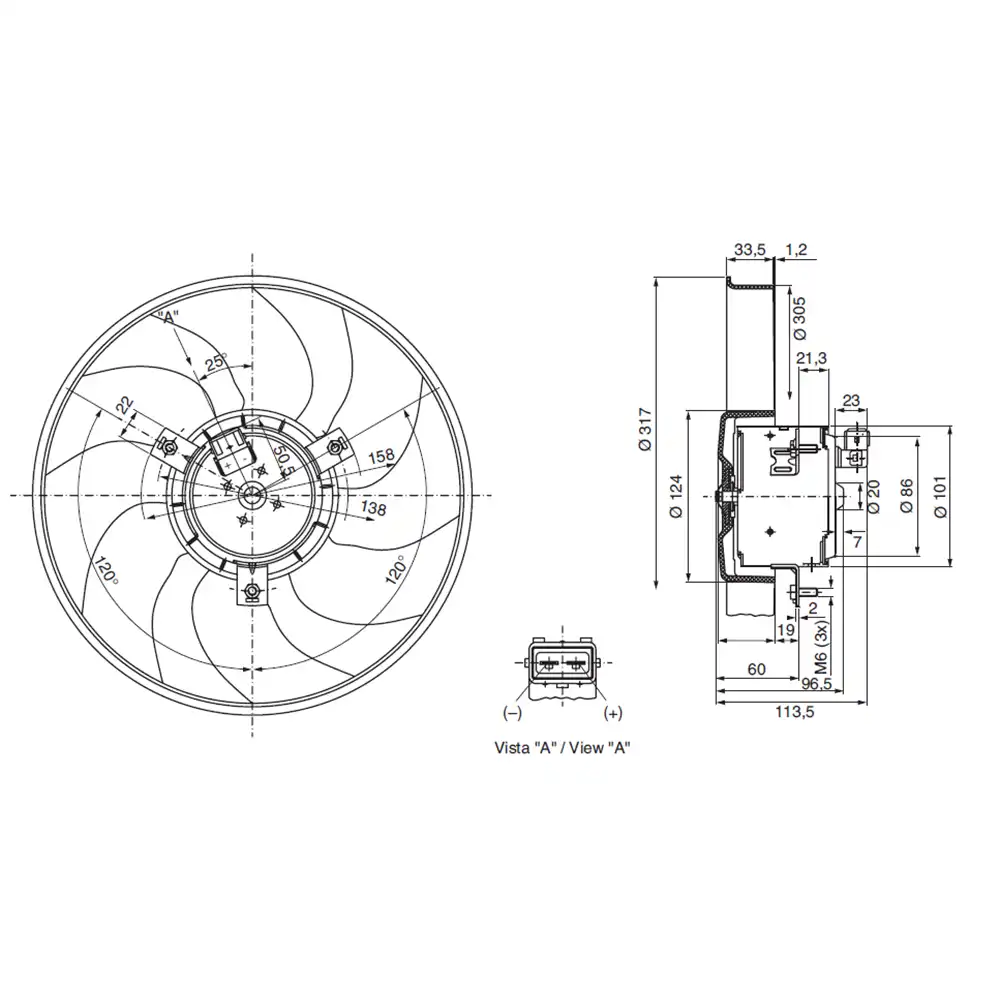 ELETRO VENTILADOR ESCORT 1.8 2.0 1992 A 1996