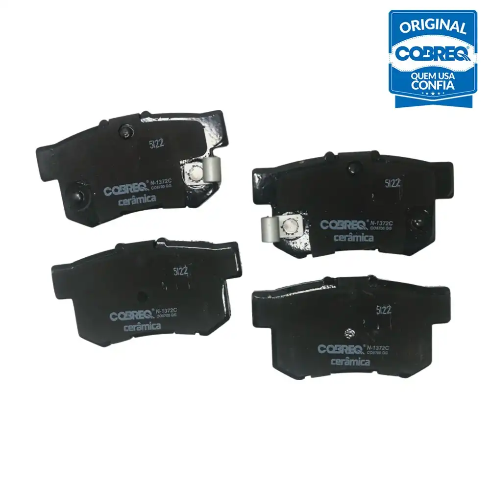PASTILHA FREIO TRASEIRA HONDA NEW CIVIC 2006 A 2011 CERAMICA
