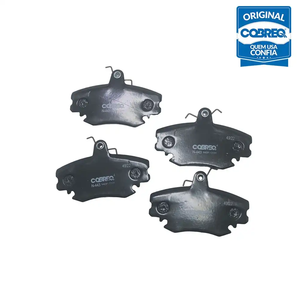 PASTILHA FREIO DIANTEIRA RENAULT CLIO 1999/ COM SENSOR SISTE