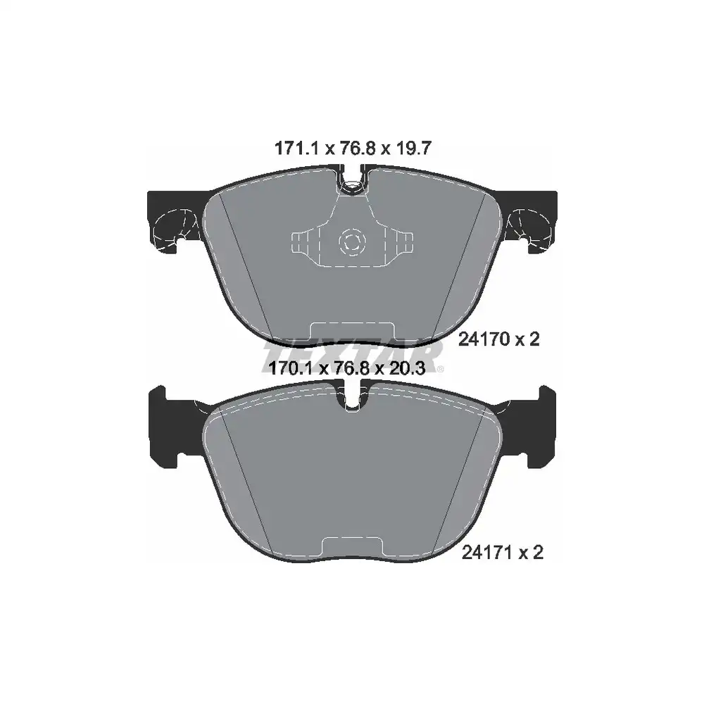 PASTILHA FREIO DIANTEIRA BMW X5 F15 F85 2014/