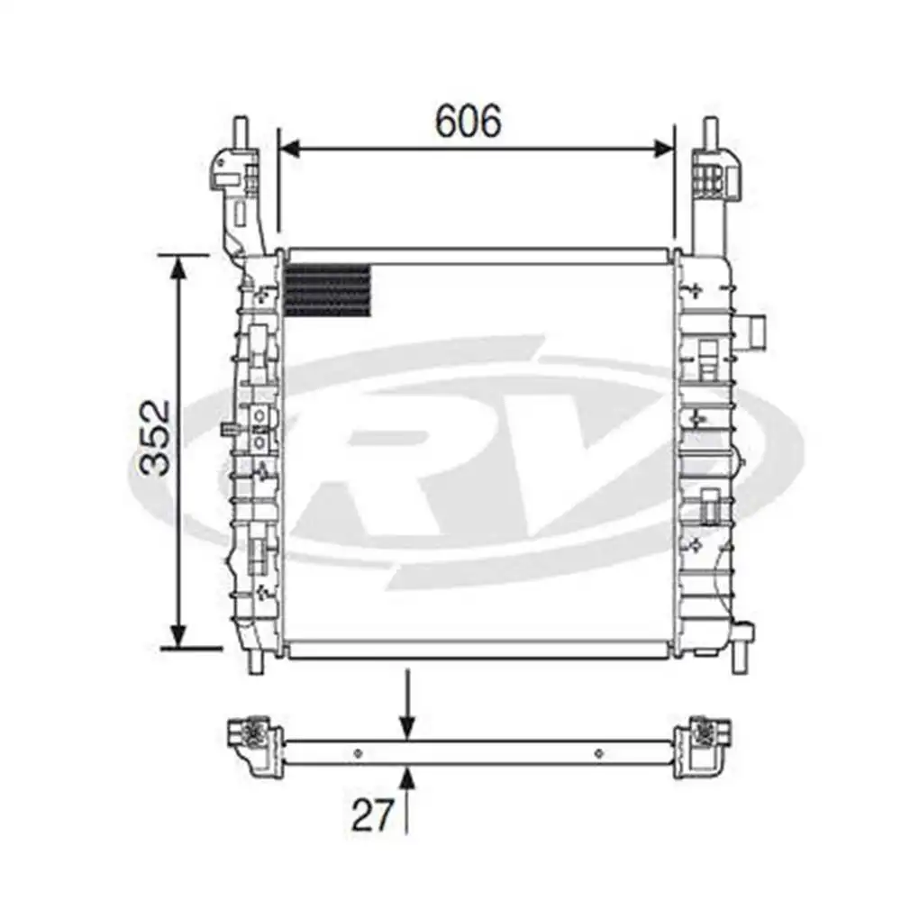 RADIADOR MERIVA 1.8 02/09