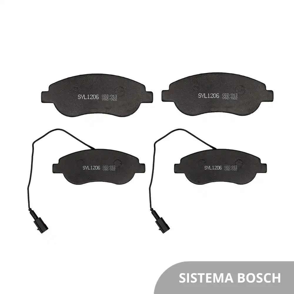 PASTILHA FREIO DIANTEIRA FIAT STILO 2.4 20V 2001 A 2008