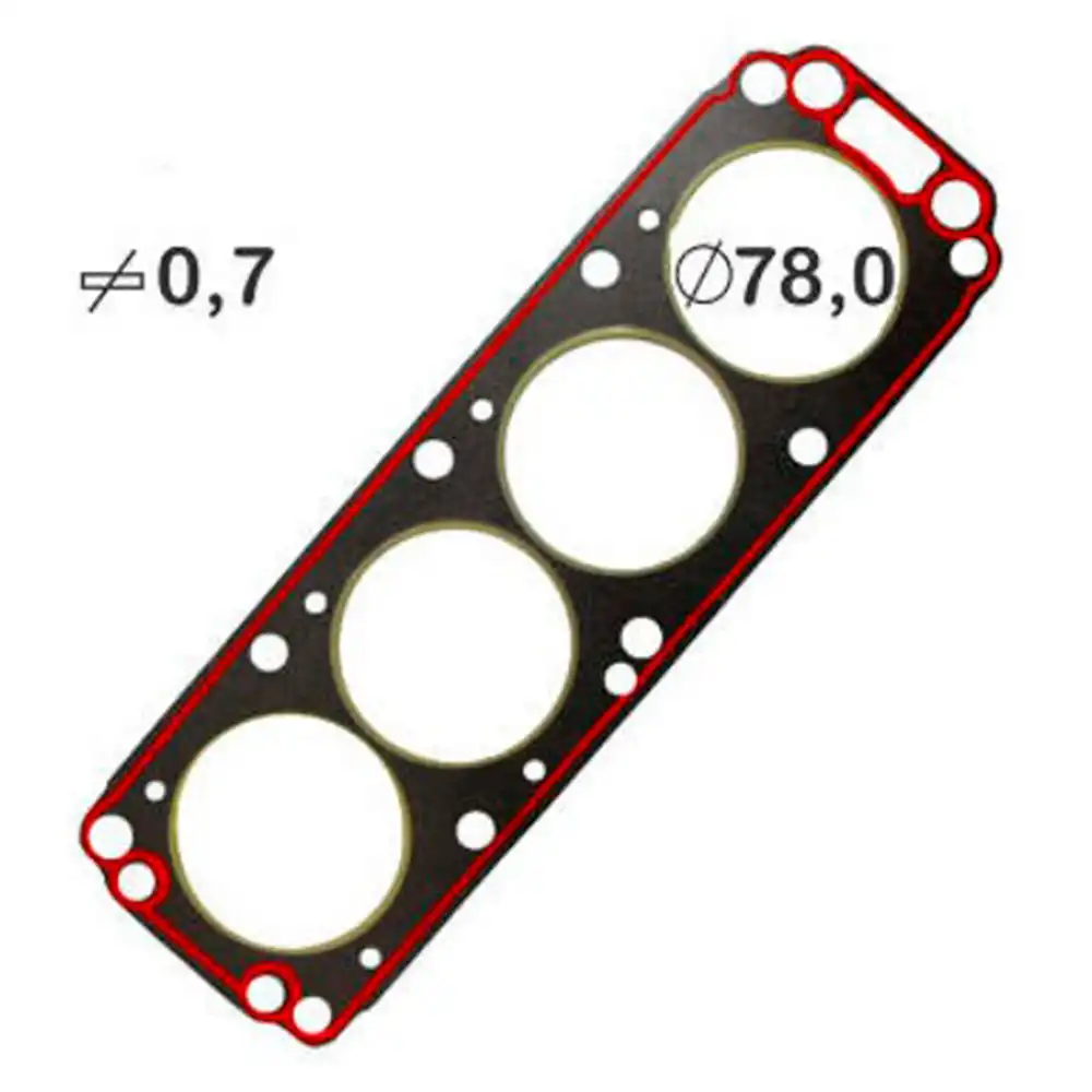 JUNTA CABECOTE CHEVETTE 1.0 FIBRA