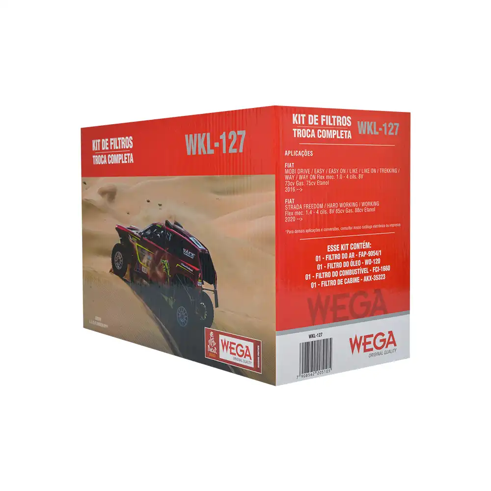 KIT FILTROS FIAT MOBI 1.0 8V 2016 ACIMA