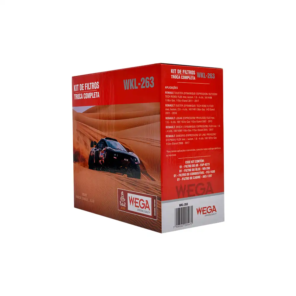 KIT FILTROS RENAULT DUSTER 1.6 16V 2011 A 2017