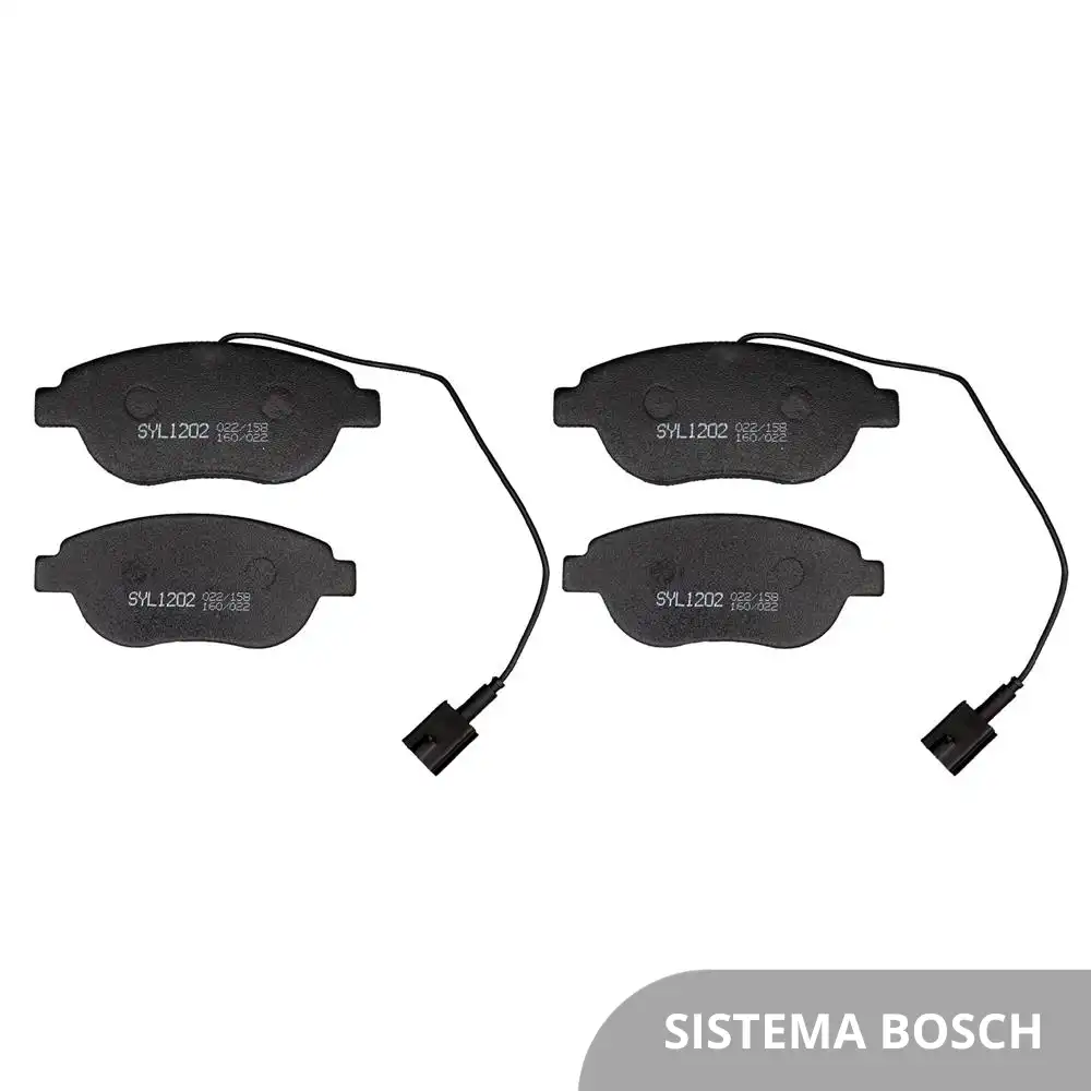 PASTILHA FREIO DIANTEIRA FIAT STILO 1.8 16V 2003/ COM ALARME