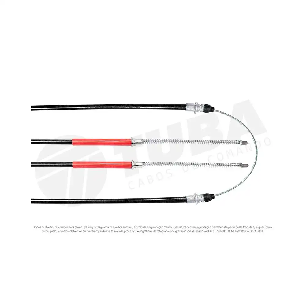 CABO FREIO MAO TRAS PAMPA 4X2 89/ (3525MM)