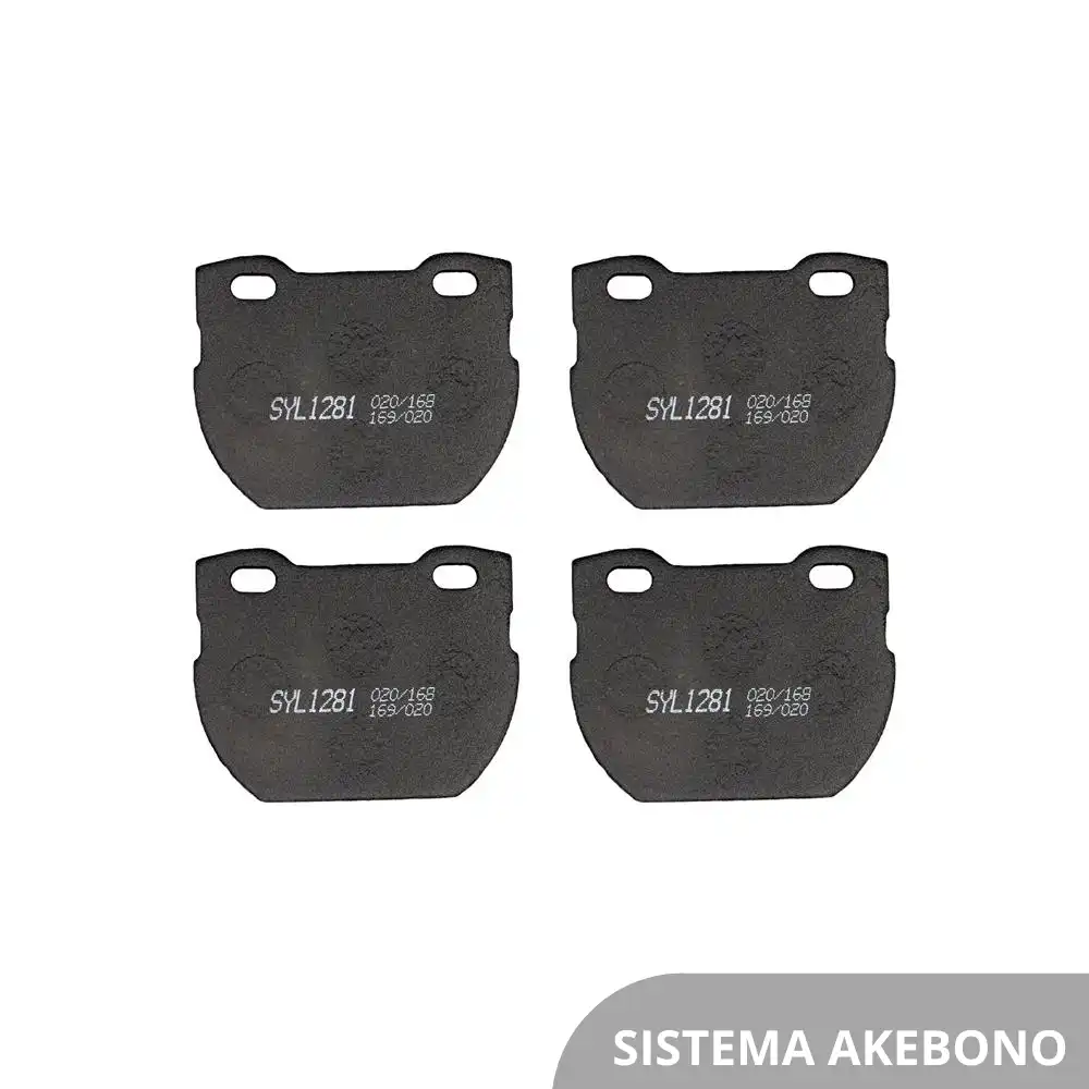 PASTILHA FREIO TRASEIRA LAND ROVER DEFENDER 1.8 2.5 3.9 V8