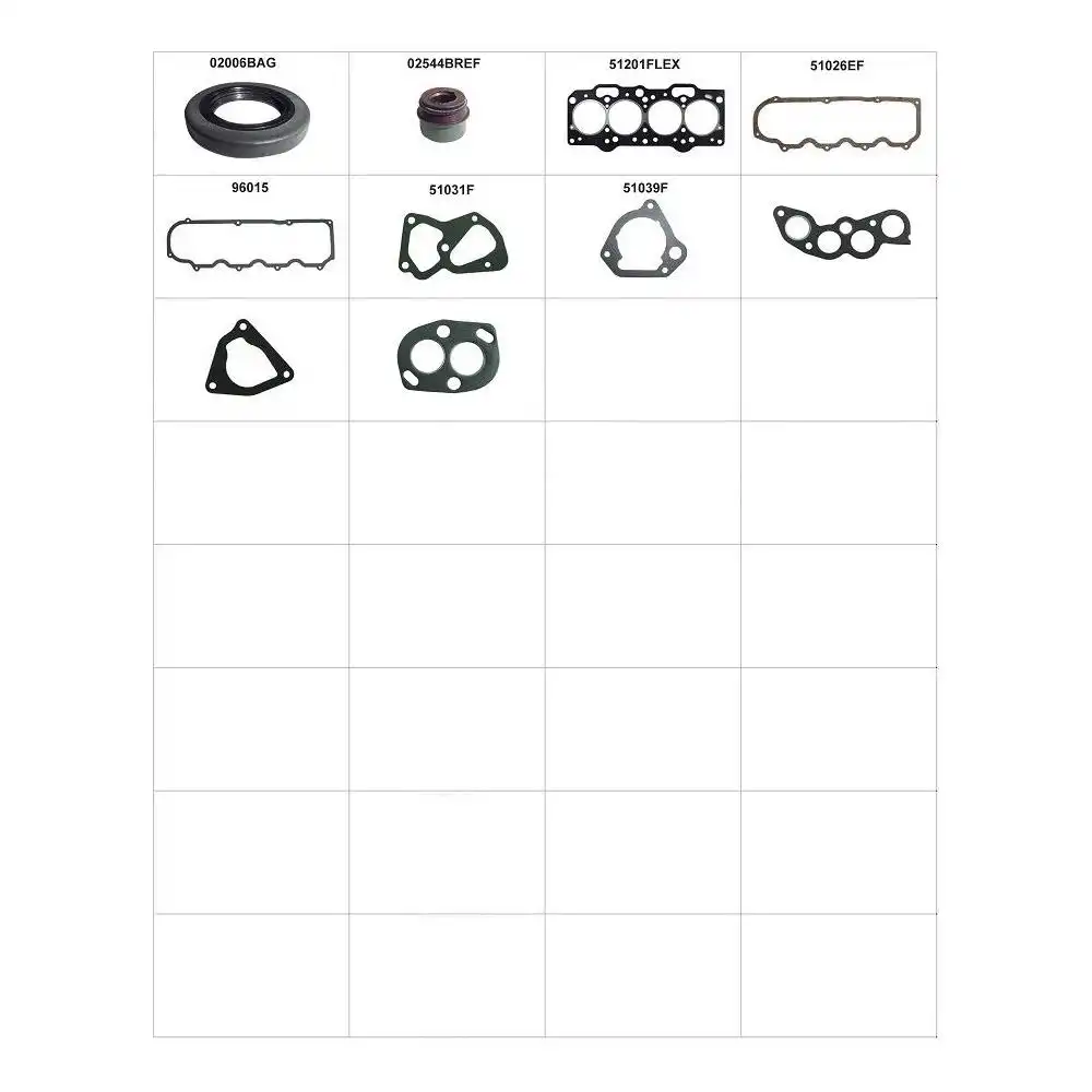 JUNTA MOTOR FIAT UNO 1.0 1.3 1.5  FIBRA COM RETENTOR