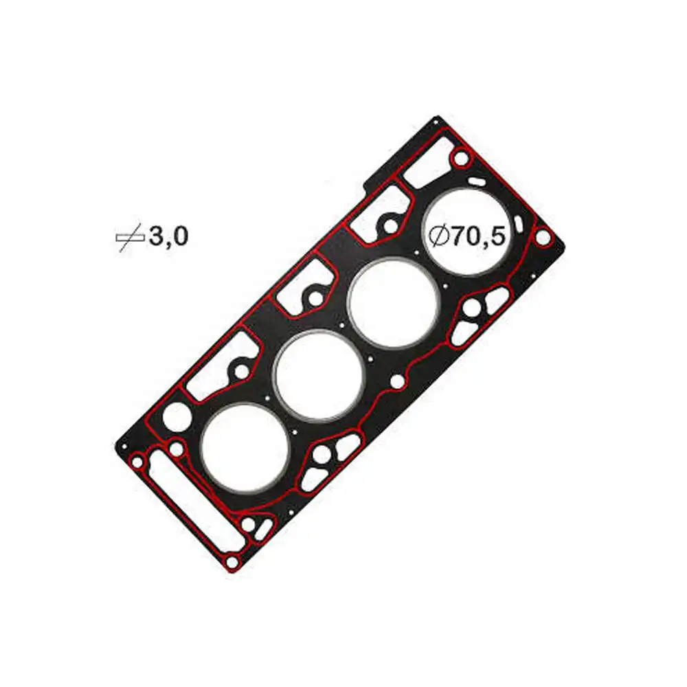 JUNTA CABECOTE FIESTA 1.0,KA 1.0 MOT ZETEC ROCAN FIBRA 3MM