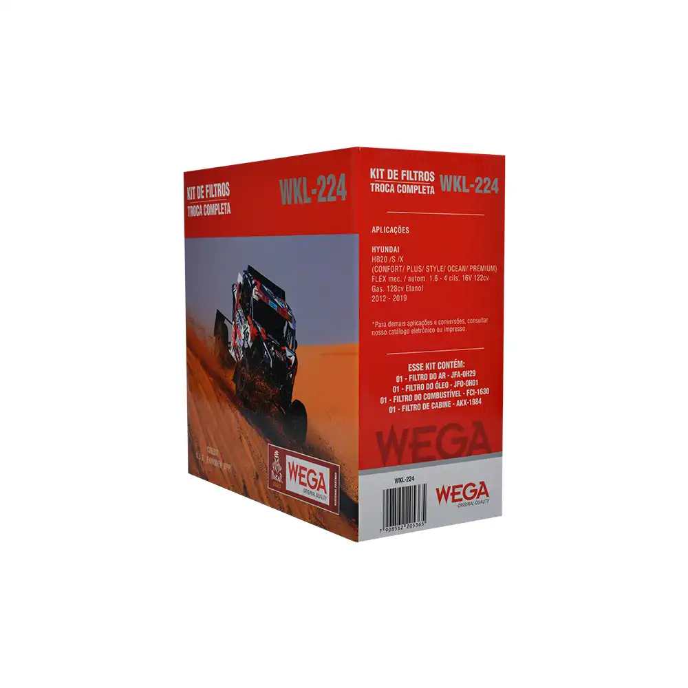 KIT FILTROS HYUNDAI HB20 1.6 16V 2012 A 2019