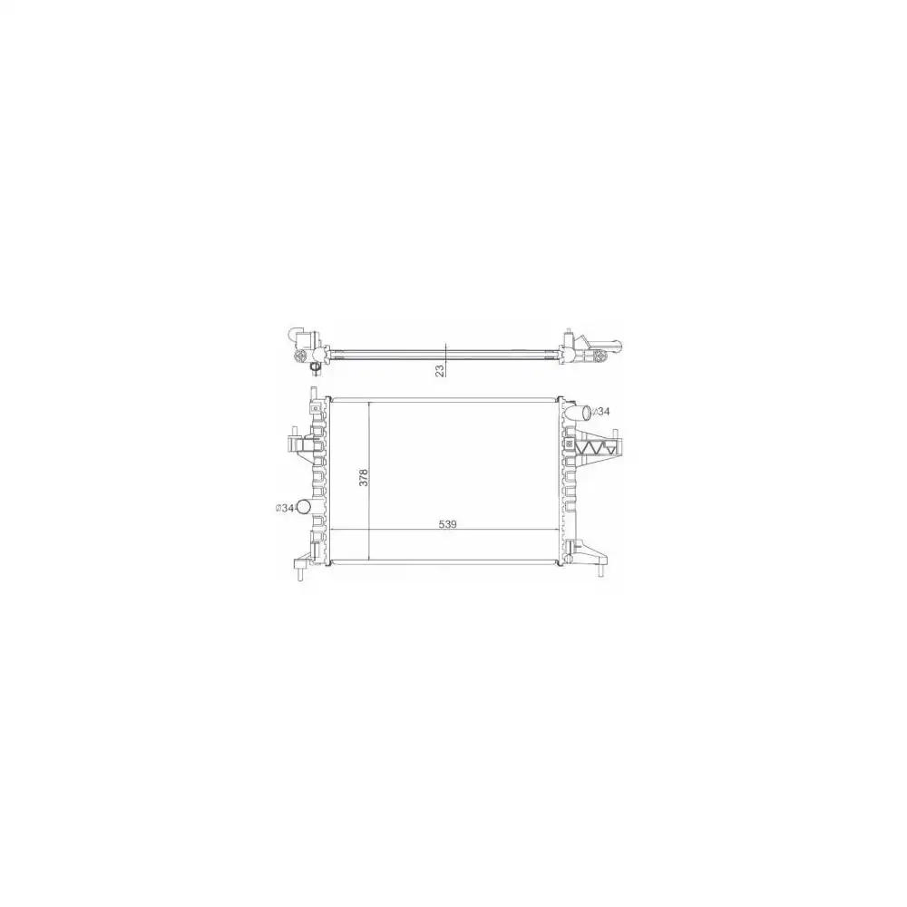 RADIADOR CORSA 2003 A 2013