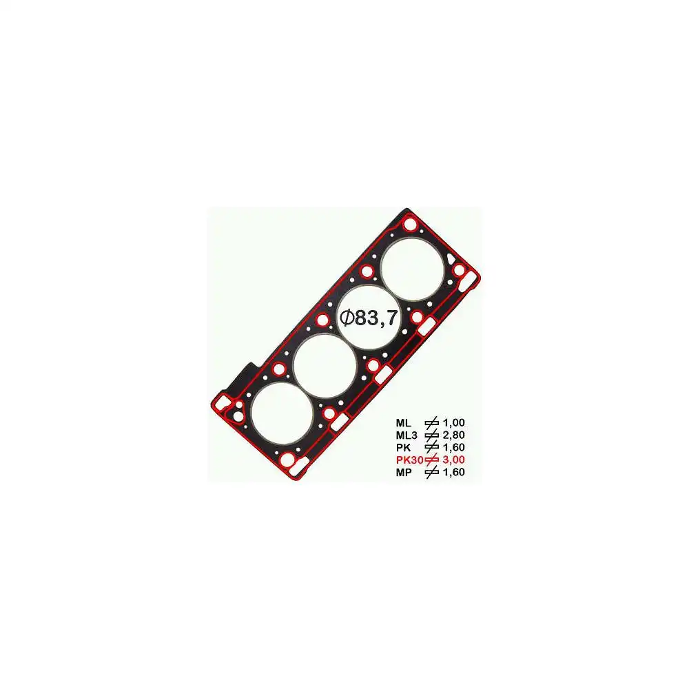 JUNTA CABECOTE RENAULT DUSTER SCENIC MEGANE 2.0 16V FIBRA