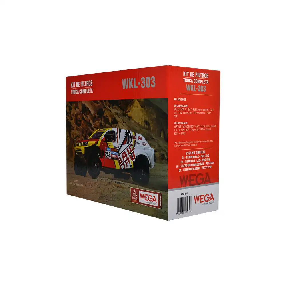 KIT FILTROS POLO 1.6 16V 2017 A 2022