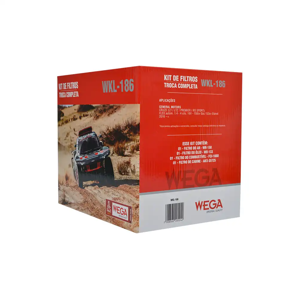 KIT FILTROS CRUZE 1.4 16V TURBO 2017 ACIMA