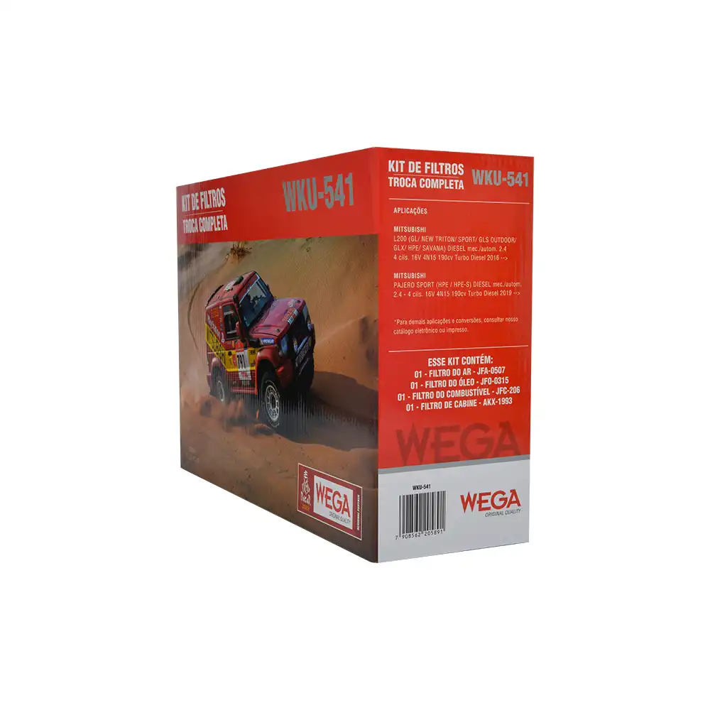 KIT FILTROS L-200 2.4 16V TURBO DIESEL 2016 ACIMA