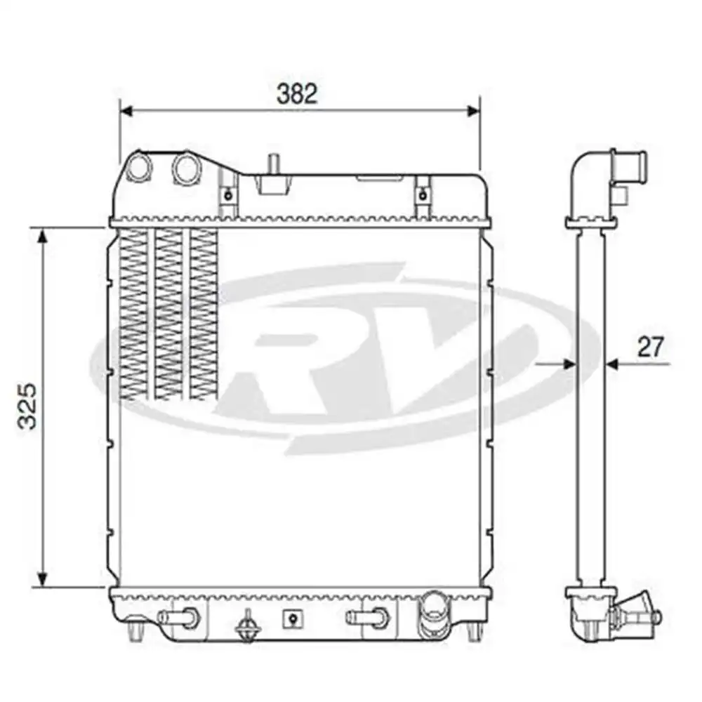 RADIADOR HONDA FIT 1.4 1.5 2003 A 2008