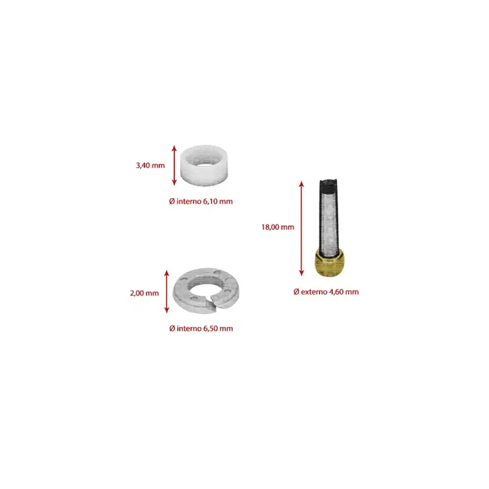 REPARO P/BICO INJETOR (ANEL) MULTIPOINT JETTA 2.0 16V 2010 A