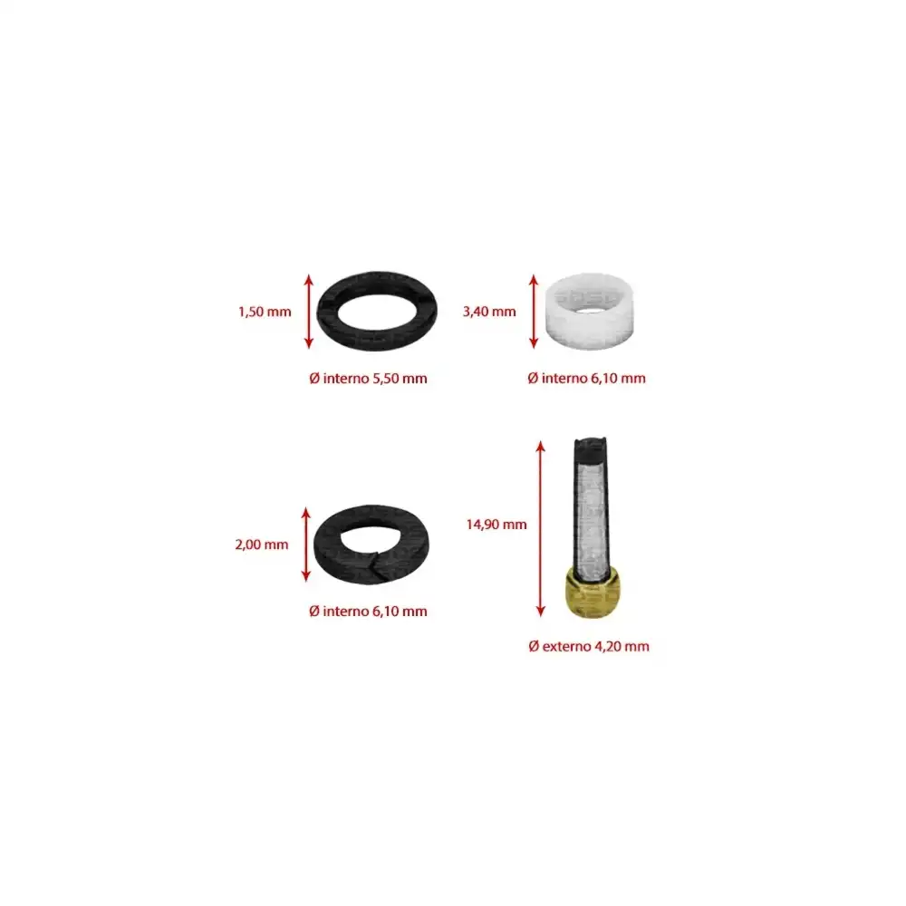 REPARO P/BICO INJETOR FOCUS 2.0 16V 2014 EM DIANTE