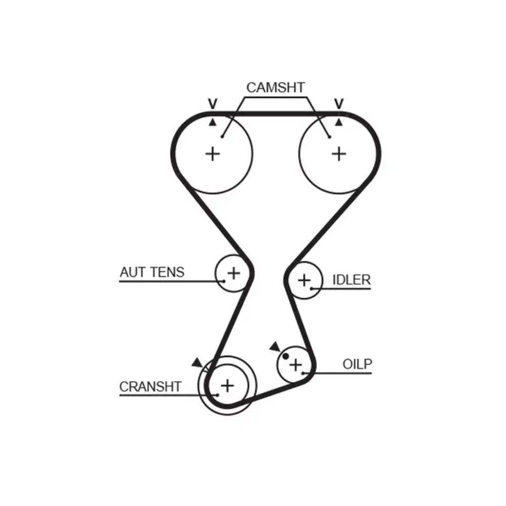 CORREIA COM HYUNDAI SANTA FE 2.4 16V 12/ SONATA 2.4 16V 11/