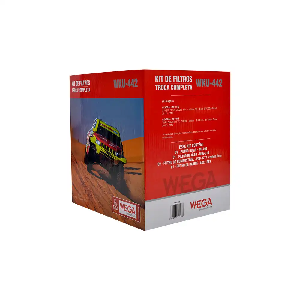 KIT FILTROS S-10 2.8 16V 2012 ACIMA